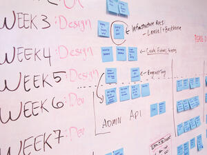 Breaking down big projects into smaller goals can help keep you on deadline. (Pexel)