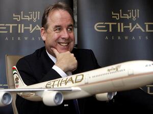 The Australian CEO oversaw rapid growth of Etihad Airways, including the development of seven airline equity partnerships. (File photo)