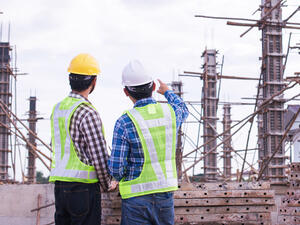 Companies in the construction and industrial sector that employ more than 500 workers won’t get work permits without the appointment of at least one Emirati occupational health and safety officer. (Shutterstock)