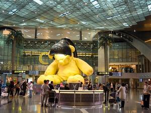 Qatar's Hamad International Airport. (Shutterstock/ Elena Mirage)