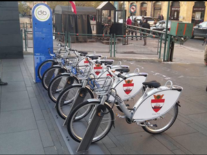 Universities in Beirut will each get one station of 12 bicycles, with the potential to add another if scheme proves popular.  (Facebook/Jawad Sbeity)