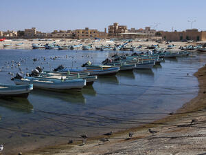 Small fishing boats in Mirbat, Dhofar, Oman. (Shutterstock/JurateBuiviene)