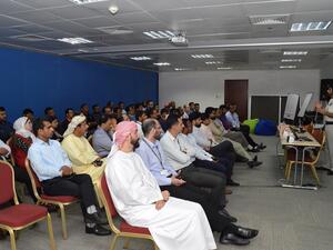 The employees’ training covered rules of the road for pedestrians and drivers. 