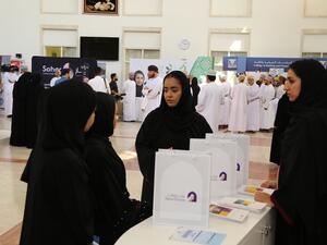 Part of Bank Nizwa's participation at the CBFS Annual Career and Opportunities Fair