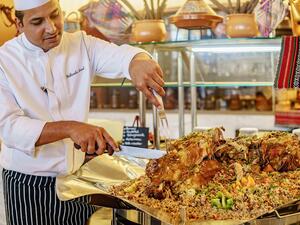 Marriott Hotel Al Forsan welcomes guests to break their fast with an array of delicious food