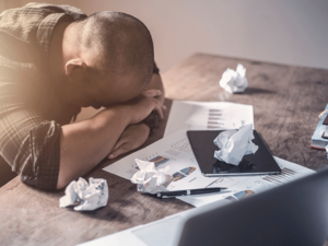 According to Bayt.com’s ‘Work Satisfaction in the MENA’ poll, a whopping 74.1% of professionals in the MENA region are stressed by their jobs, with 34.8% affirming that their stress is ongoing. (Shutterstock)