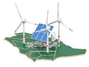 A Saudi developer’s plan to harness the sun 24/7 is sparking a renewable energy revolution in the region. (Shutterstock)