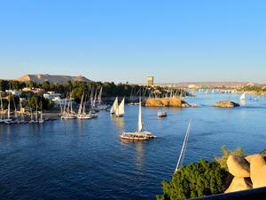 The first floating hospital in Aswan Egypt opened its doors for the people of Aswan on Sunday. (Shutterstock)