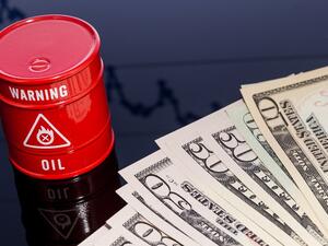 Brent closed at $67.25 per barrel while WTI traded at $57.11 per barrel at the same time. (Shutterstock)