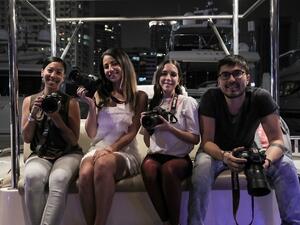 الأربعة الأوائل الفائزين في برنامج صانعو القصص.