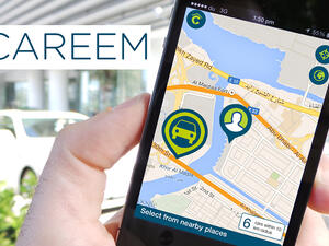The Careem application. (Careem)