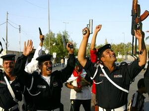 Celebratory gun fire taking place in Iraq (AFP)