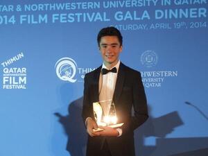 16-year-old Charlie Cracknell won an award with his short film Safe Driving Saves Lives at the International Student Film Festival in Hollywood. (Klear.com)