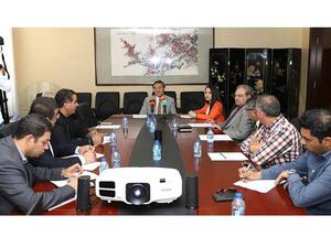 Chinese Ambassador in Amman Pan Weifang speaks during a press conference in Amman on Monday. (JT)