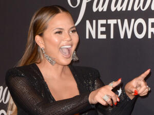 Chrissy has decided to avoid the social media app after Rihanna accused the company of shaming victims of domestic abuse (Source: Kathy Hutchins - Shutterstock)