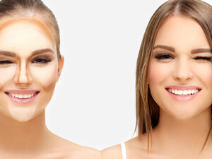 يتوفّر الكونتور كنوعين إمّا كريمياً أو على شكل باودر