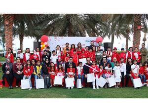 حضر أكثر من 100 طفل من الجمعيات بالإضافة إلى الرئيس التنفيذي لشركة كريدي مكس، السيد يوسف علي ميرزا و أعضاء الإدارة والموظفين.