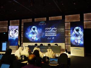 The first UAE astronaut to venture to the International Space Station on the Russian Soyuz mission this year will be taking part in scientific research. (Twitter/ @DXBMediaOffice)