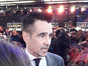 Colin Farrell arrived at the Dumbo premiere! (Twitter)