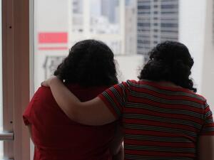 'Reem' and 'Rawan' say they faced routine abuse at home (Twitter)