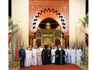 The visit began as the guests entered through the impressive wooden gates of the venue.