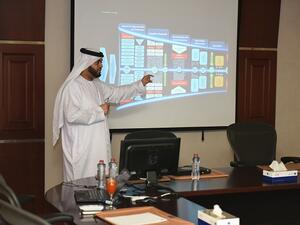 استقبل مركز الابتكار في إدارة الاستراتيجية والتميز المؤسسي في جمارك دبي وفوداً زائرة من هيئة الإمارات للهوية ومركز الإبداع الابتكار في الإدارة العامة