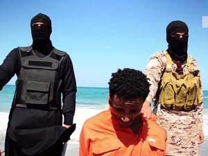 Daesh has released another video showing the murder of Ethiopian Christians in Libya on Sunday. (Screenshot)