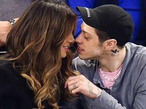 Davidson and Beckinsale were spotted holding hands Saturday (Source: petedavidsonrares / Instagram) 