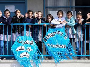 UNRWA’s "Dignity is Priceless" (Twitter)