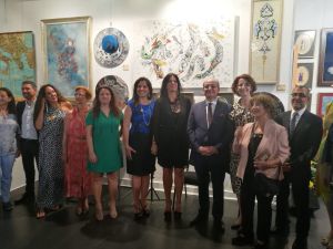 Opening of the collective art exhibition of Turkish-Sephardic artists, “1492: Göke” (Twitter)