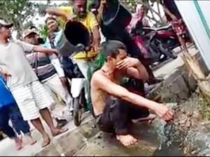 'Punishment' for Extramarital Sex in Indonesia (Twitter)