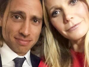Gwyneth Paltrow and Brad Falchuk (Twitter)