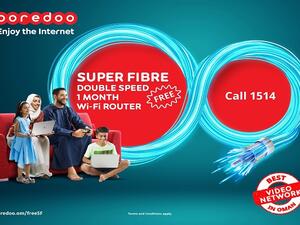 تواصل Ooredoo توسيع تغطية شبكتها للإنترنت المنزلي ’سوبر فايبر̒ والتي تشمل مختلف أنحاء العاصمة مسقط