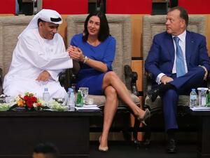 Culture and Sports minister Miri Regev in Abu-Dhabi (Twitter)