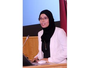 الدكتورة غزلان بن دريس، محاضرة في علوم الأحياء في وايل كورنيل للطب قطر