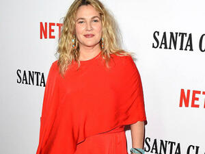 'I was in a dark and fearful place!' Drew Barrymore says Santa Clarita Diet saved her after Will Kopelman split; she is seen in November (Source: Startraks Photo - REX - Shutterstock)