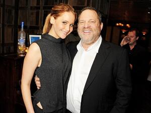 Jennifer Lawrence with Harvey Weinstein (Twitter)