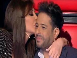 قبلة اليسا لحماقي تثير الجدل وزوجته تخرج عن صمتها