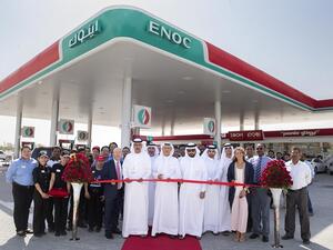 تقع محطة "اينوك" البرشاء جنوب في شارع أم سقيم بعد عبور شارع الخيل للقادمين من شارع الشيخ زايد ومتجه نحو شارع محمد بن زايد.