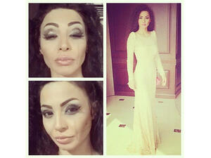 Dolly Shahine shakes in her boots after getting punk'd by celebrity prankster Ramez Galal! (Facebook)