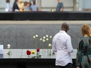 النصب التكريمي لضحايا اعتداءات 11 ايلول/سبتمبر، في نيويورك
