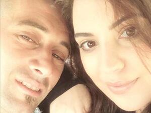 محمد خاروف وميخال حليمي في صورة لهما على فيسبوك