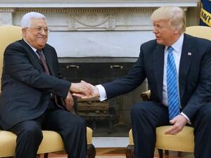 الرئيس الفلسطيني محمود عباس ,الرئيس الأمريكي دونالد ترامب