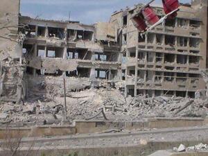 غارات تدمر اكبر مشفى في شرق حلب 
