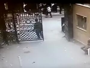 لحظة تفجير الكنيسة المرقسية في الإسكندرية