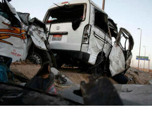 ارشيف/ حادث سير وقع في وقت سابق في مصر