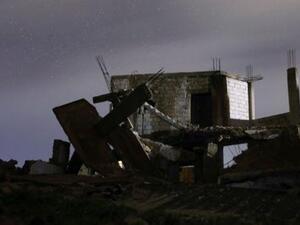 منازل مدمرة في درعا

