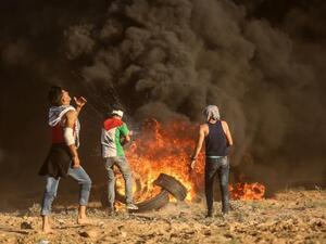 شهيد و40 مُصابًا برصاص الجيش الاسرائيلي في غزة
