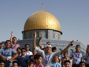 أطفال فلسطينيون من غزة يكتشفون القدس للمرة الأولى
