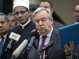 غوتيريش في الازهر ويحذّر من تنامي كراهية المسلمين